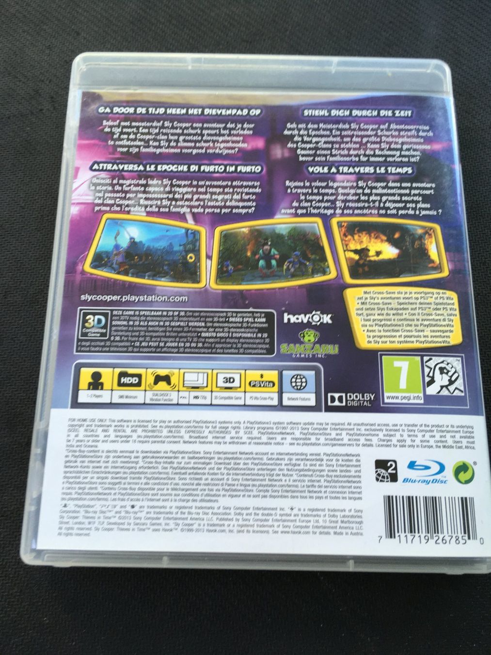 Sony Giochi: Sly Cooper Thieves in Time -  PS3 / Playstation 3 – Usato da St.Gallen venduto da sjosjo 1