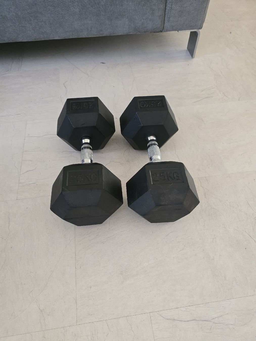 Manubri & Pesi: 2x25 kg Dumbbell – Usato da Derendingen venduto da S.Skorbi 1