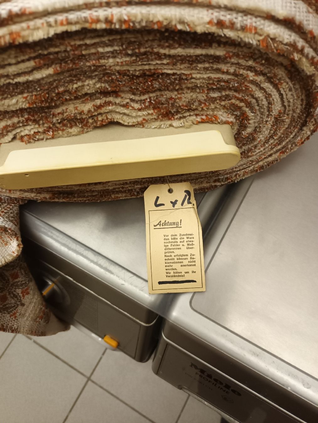 Tessuti: 25 meter Vorhangstoff rustikal, Leinen Baumwolle Polyester – Nuovo e nell'imballaggio originale da sursee venduto da pasuro 9