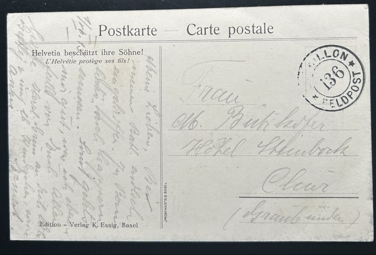 Cartoline postali: Helvetia im Gefecht  – Usato da Horw venduto da Tellbub 1