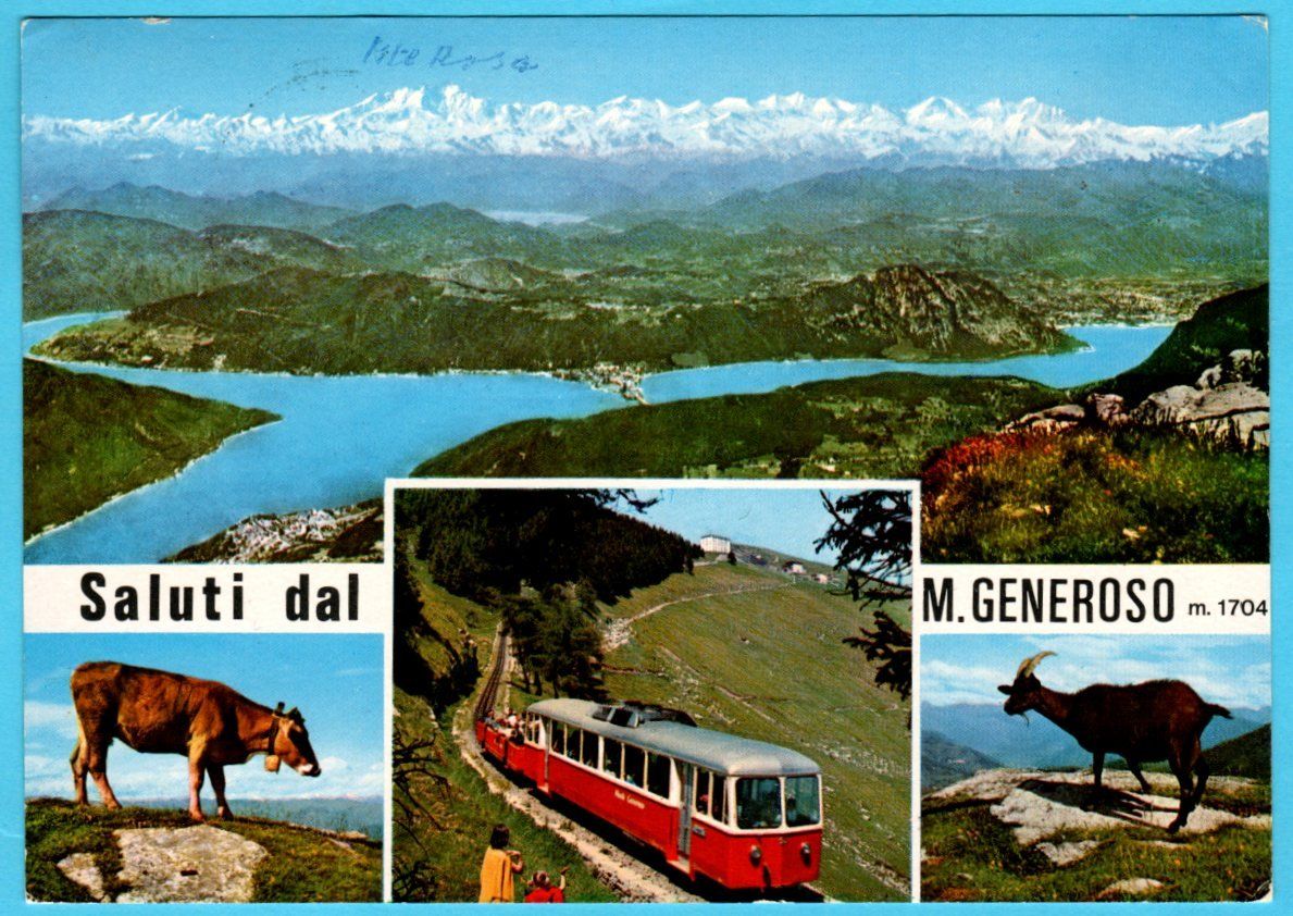 Ansichtskarten: Monte Generoso Bahn 1977 – Gebraucht aus Zürich von Sion2006