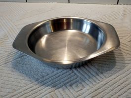 Bratpfanne, Servierpfanne, Merker, Chrom-Nickel-Stahl, 22cm