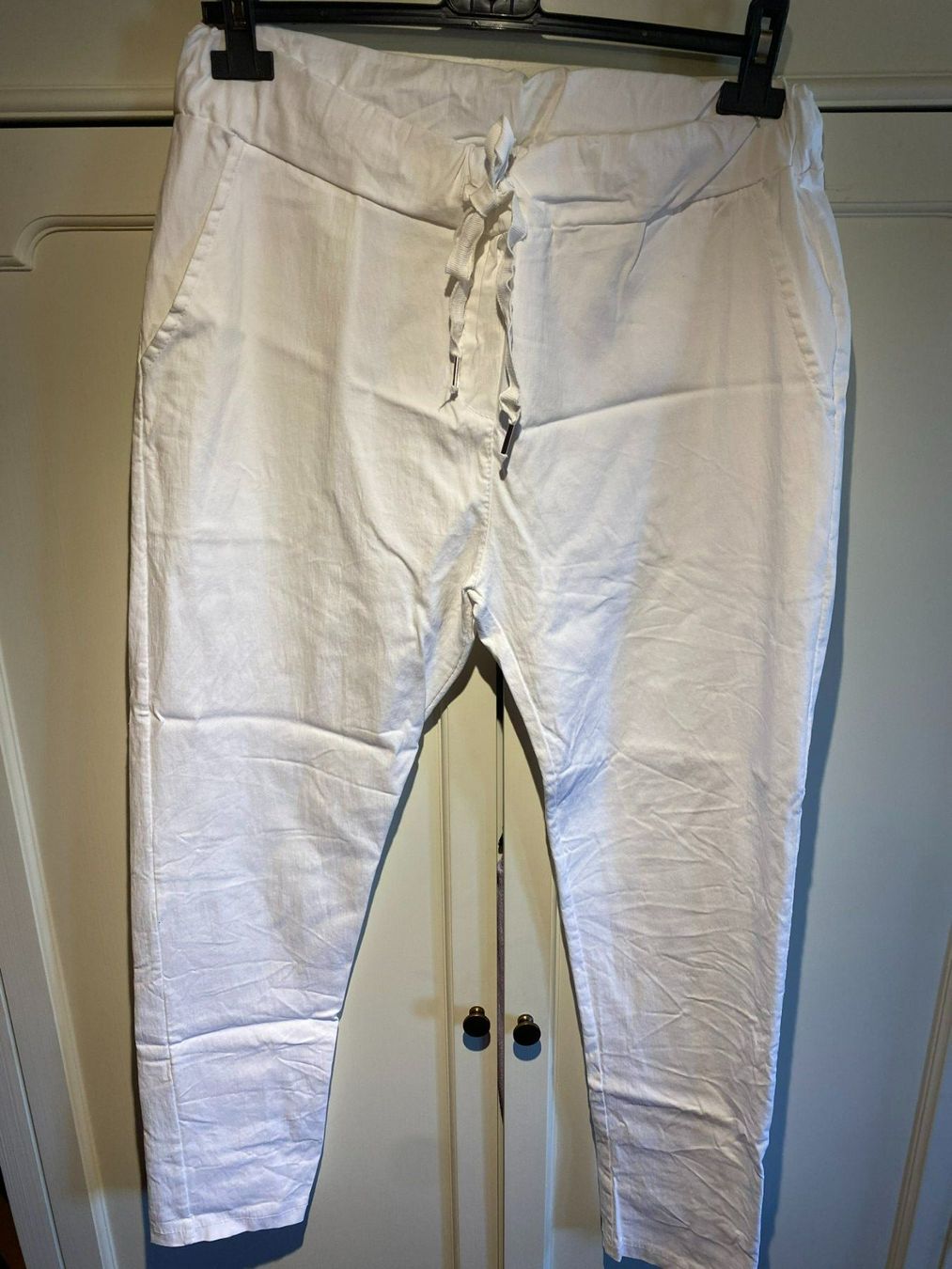 Pantaloni: LEICHTE SOMMERHOSE WEISS- STRETCH-LOCKER – Nuovo e nell'imballaggio originale da Meienried venduto da ManuelaBoutique 2