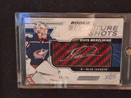 Auto Blade Breakers /99 - Elvis Merzlikins Columbus Rookie
