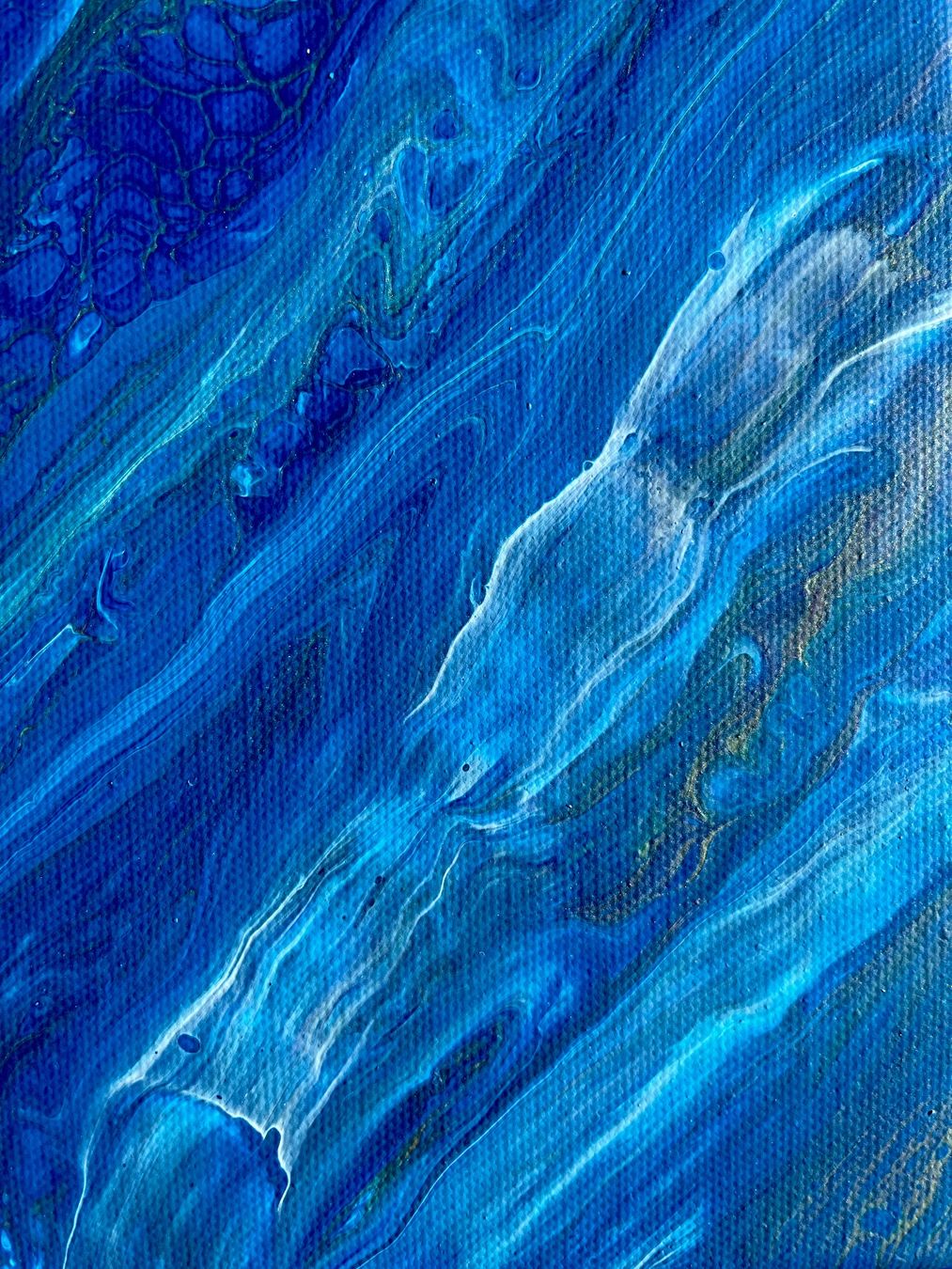 Dipinti: Abstraktes Acrylgemälde 25x25 Einzelstück – Nuovo (secondo la descrizione) da Hochdorf venduto da Jasminurschel 2