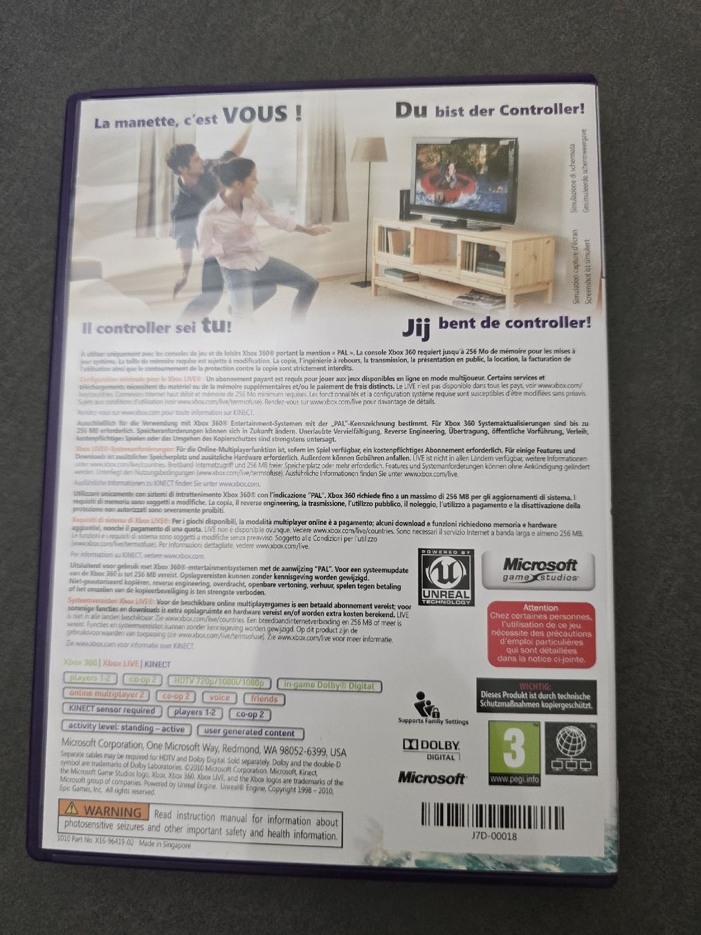 Microsoft Giochi: Kinect Adventures Xbox 360 – Usato da Füllinsdorf venduto da master_mind 1