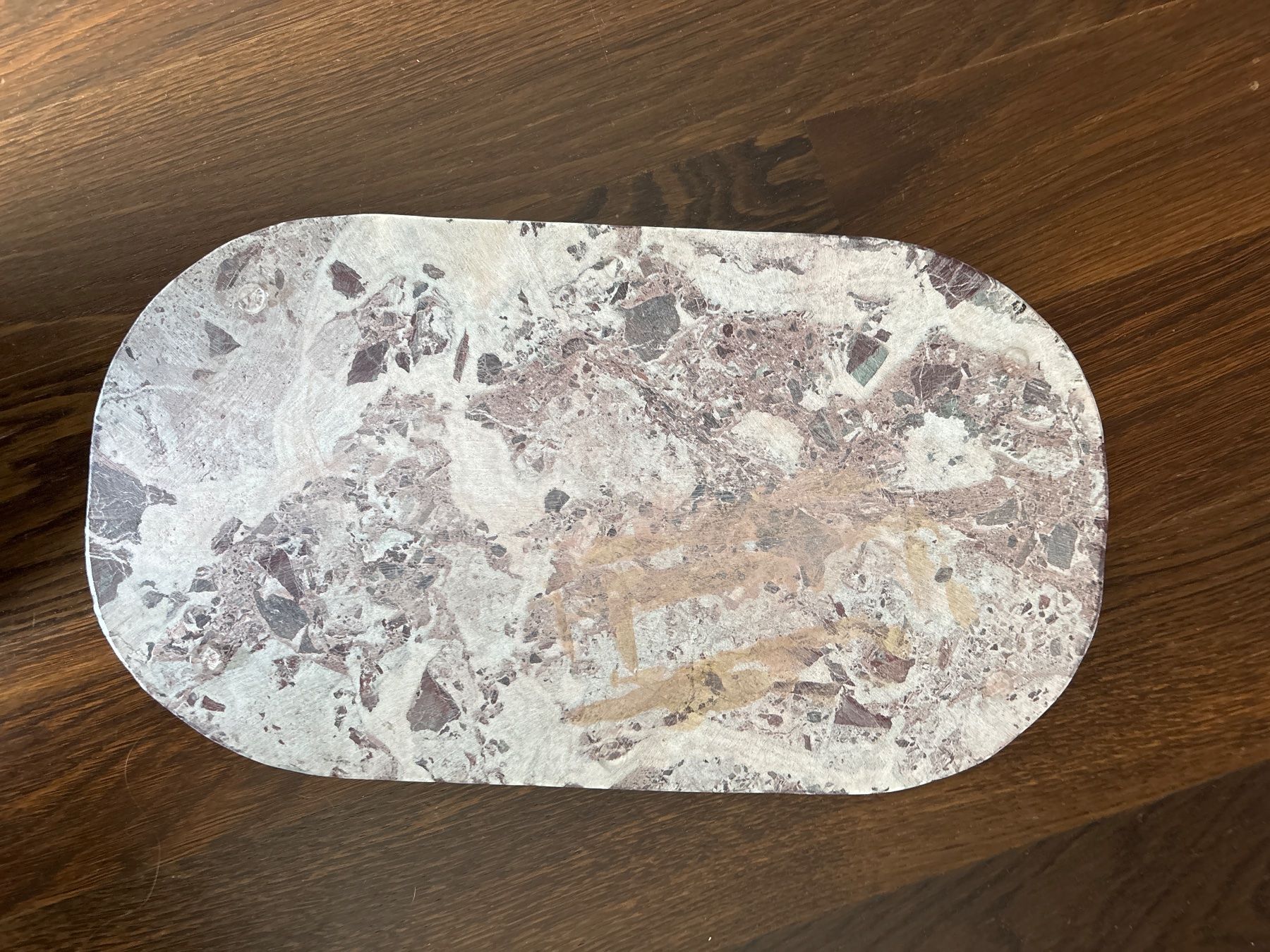Piatti di portata: Marmor Platte Servierplatte Rot – Nuovo (secondo la descrizione) da Zürich venduto da kleinervogel 2