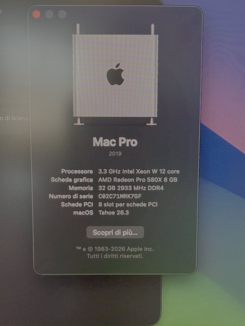 Apple PCs: Mac Pro 2019 – Gebraucht aus Bioggio von EMMESA 1