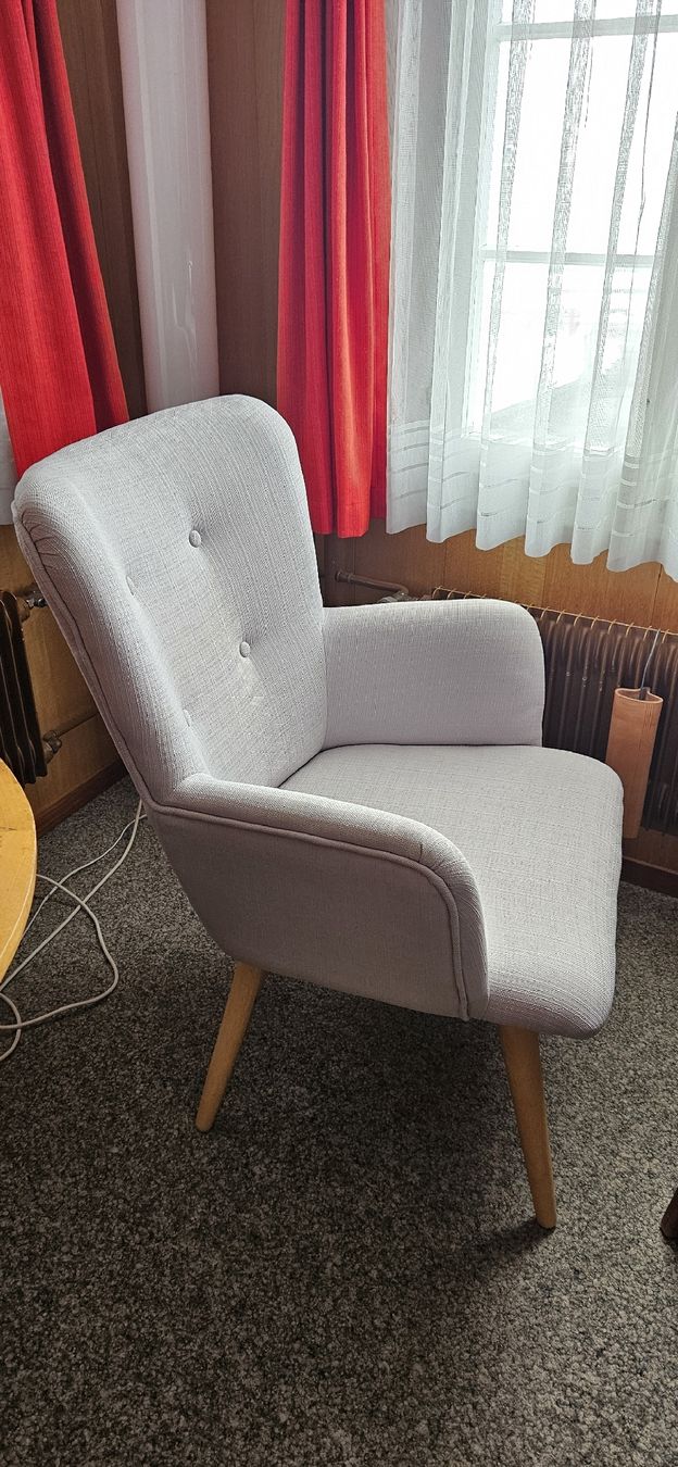 Poltrone: Sessel Stoff hellgrau – Usato da Baden venduto da Boomer76 1