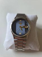 Seiko 5 Automatic Vintage 17 Jewels Cadran Bleu Bicolore
