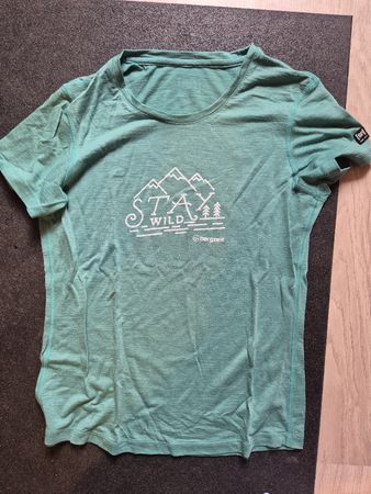 Merino T-Shirt Bergzeit Damen Grösse S grün