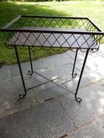Metall: Beistelltisch Gartentisch Serviertisch shabby  NEU