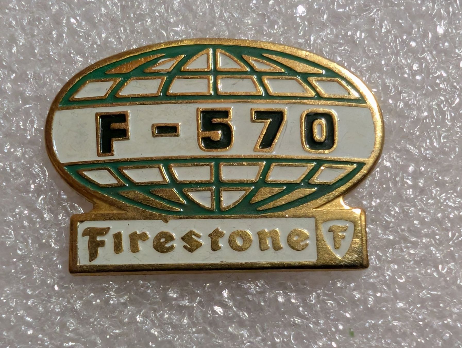 Placchette & Badge: Ansteckpin 282: Firestone – Usato da Oppligen venduto da Pin-Fall-Shop