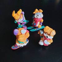 Ü-Eier Figuren Hanny Bunny's lustige Skihasen 1996