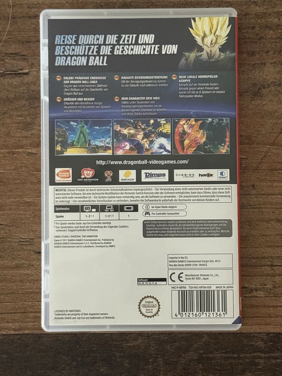 Nintendo Spiele: Dragon Ball Xenoverse 2 - Nintendo Switch – Neu (gemäss Beschreibung) aus basel von NaLuBa1 1