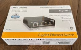 NETGEAR Gigabit Ethernet Switch GS305 5-Port originalverp.