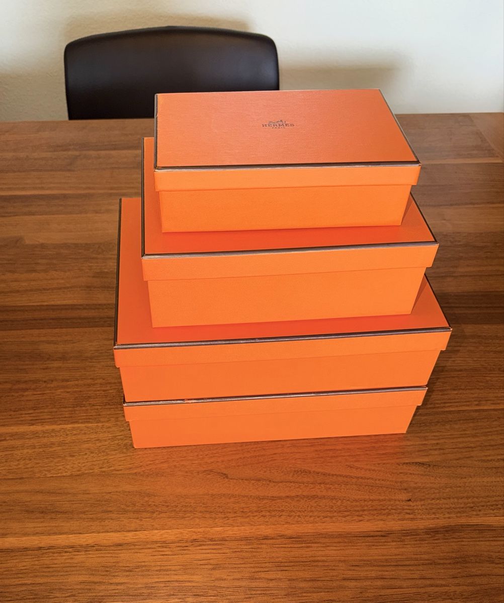 Sonstige Dekorationen & Accessoires: HERMÈS Orange Gift Boxes - Set of 4 – Gebraucht aus Erlenbach ZH von topchick 1
