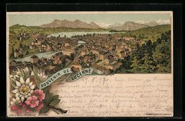 Vorläufer-Lithographie Lucerne, 1894, P