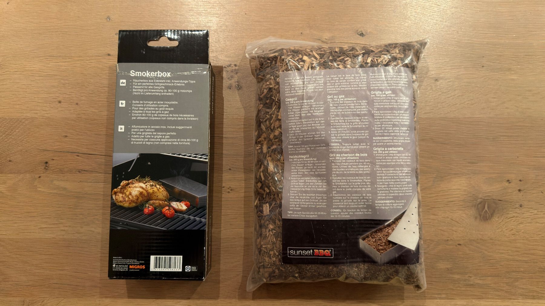 Grills: BBQ Räucherbox, plus 1 Sack Holzchips neuwertig – Neu und originalverpackt aus Meilen von ret_nd6r 2