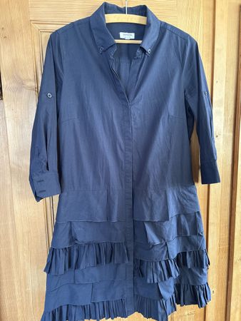 CORTEFIEL tunique bleu marine 42 coton