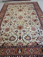255×350 Orientteppich Läufer Handgeknüpft