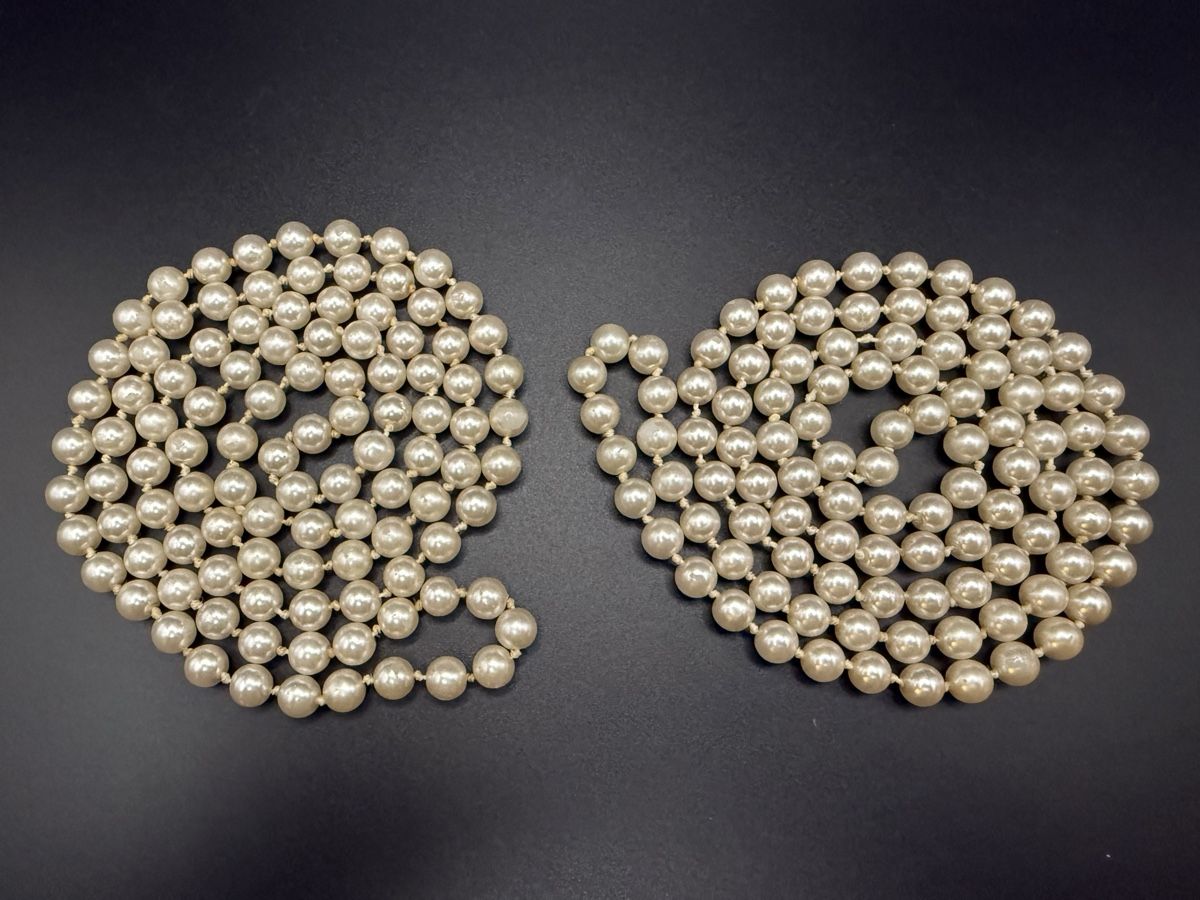Catenine: 2 Elegante Vintage Perlenketten – Usato da Lamone venduto da LaCantinaMagica 2
