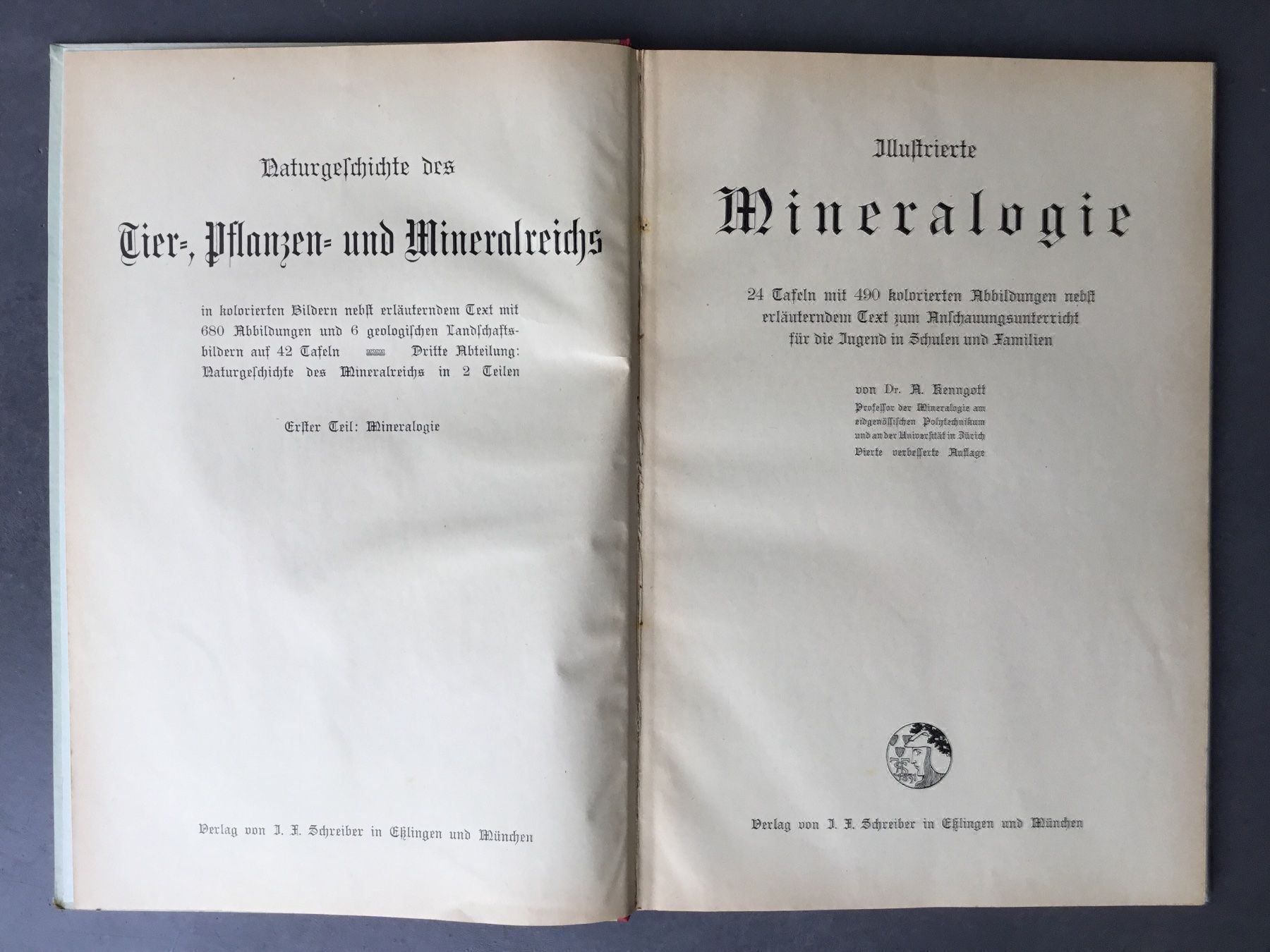 Libri: Illustrierte Mineralogie / Buch antik – Usato da Eggersriet venduto da Wiese61 1