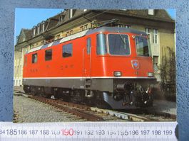 BAHN SCHWEIZ SBB E-LOK Re 4/4 II SLM/BBC/MFO/SAAS 1969 BERN