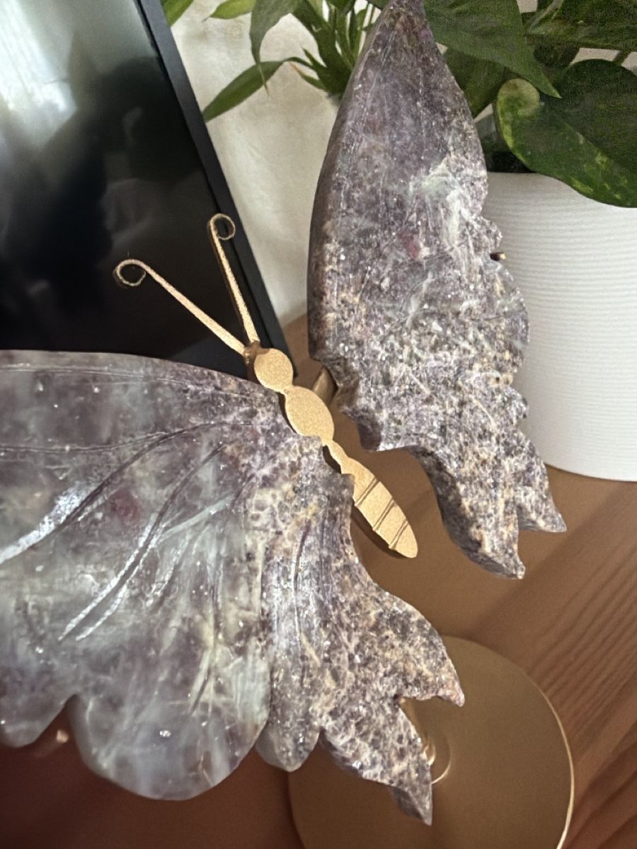 Tutte le decorazioni: Schmetterling aus Amnethyst Metallfuss  – Nuovo (secondo la descrizione) da Mörschwil venduto da tequilatrend 2