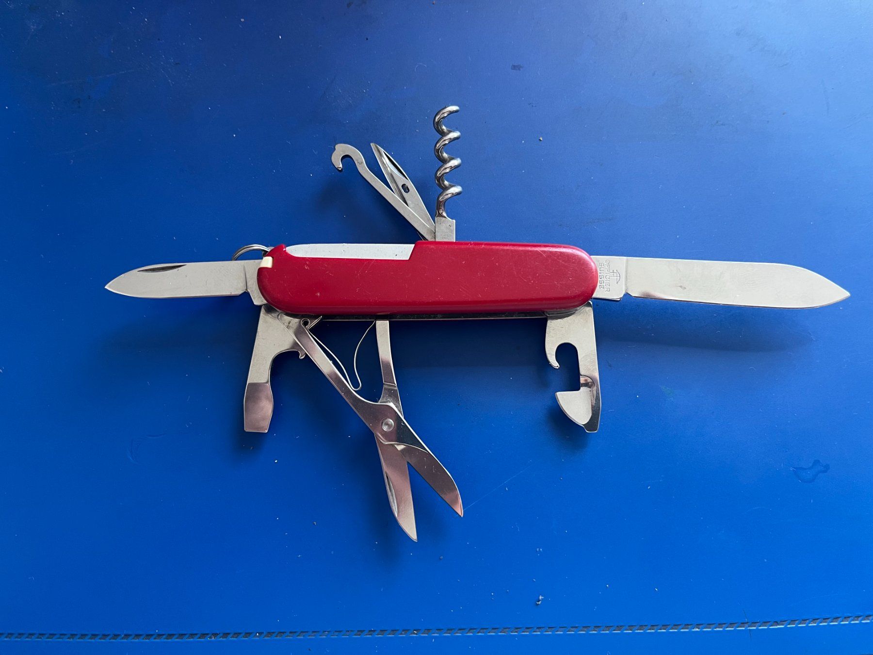 Victorinox Coltelli tascabile: Victorinox Messer mit Werbung auf Klinge – Usato da Dintikon venduto da Redgar58 4