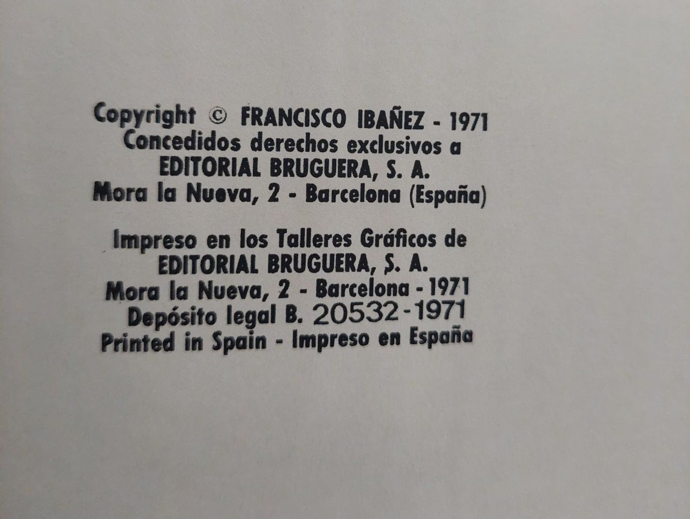 Fumetti: Mortadelo y Filemon T.8 EO 1971 BE – Usato da Genève venduto da Blu_BD 2