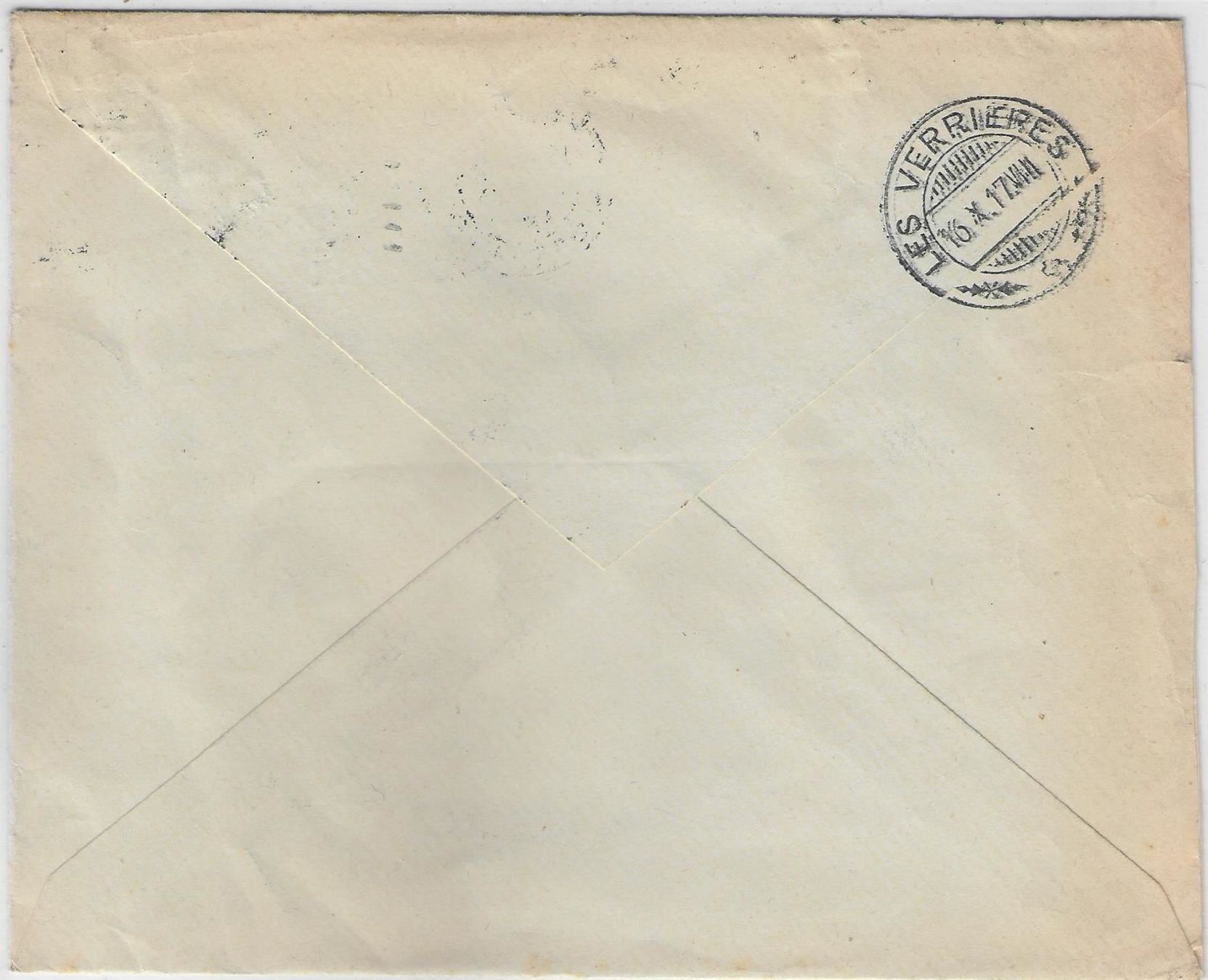 Cartoline postali: C. Picard Lausanne 16.X.1917 – Usato da Ettingen venduto da Kartenplanet 1