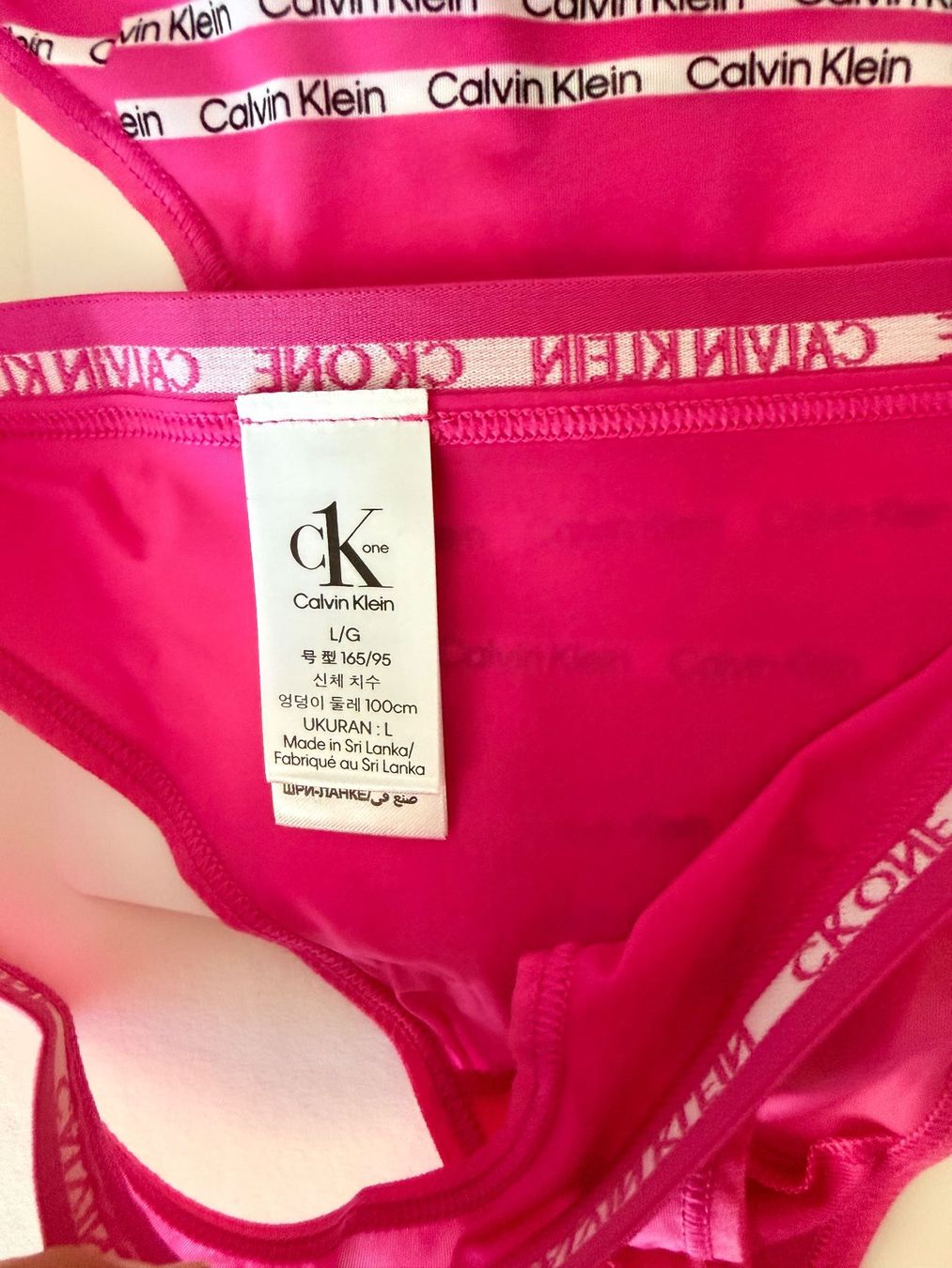 Calvin Klein Altra biancheria intima: CALVIN KLEIN, String Microfibre, Grösse L, 2 Stück in Pink – Nuovo e nell'imballaggio originale da Rudolfstetten venduto da gst_g7xl 5