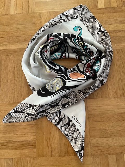 Codello Foulard & Sciarpe: "CODELLO" Seiden Foulard – Nuovo (secondo la descrizione) da Walenstadt venduto da ricamul 5