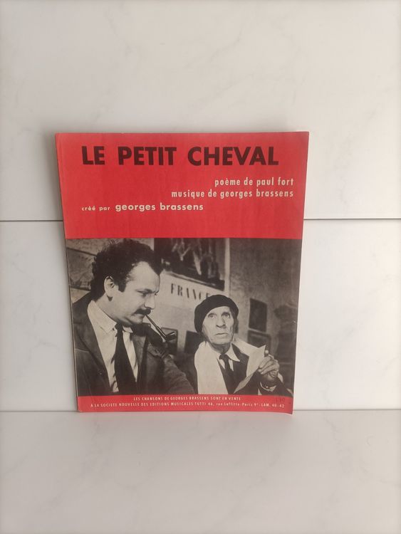 Partition musicale Le petit cheval /