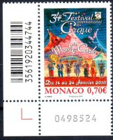** POSTFRISCH ** INT. ZIRKUSFESTIVAL 2009 MONACO - 1A69