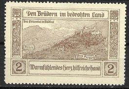 Österreich: Uralte Vignette Südtirol - selten angeboten