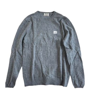 ACNE STUDIOS 100% WOOL KNIT SWEATER - WOOL SWEATER
