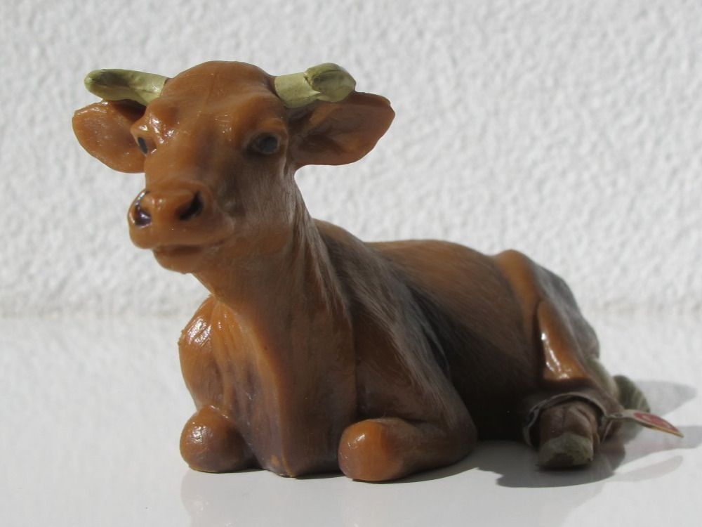 Schleich Statuette: Schleich 13201 Kuh liegend – Usato da Vilters venduto da hedi00 4