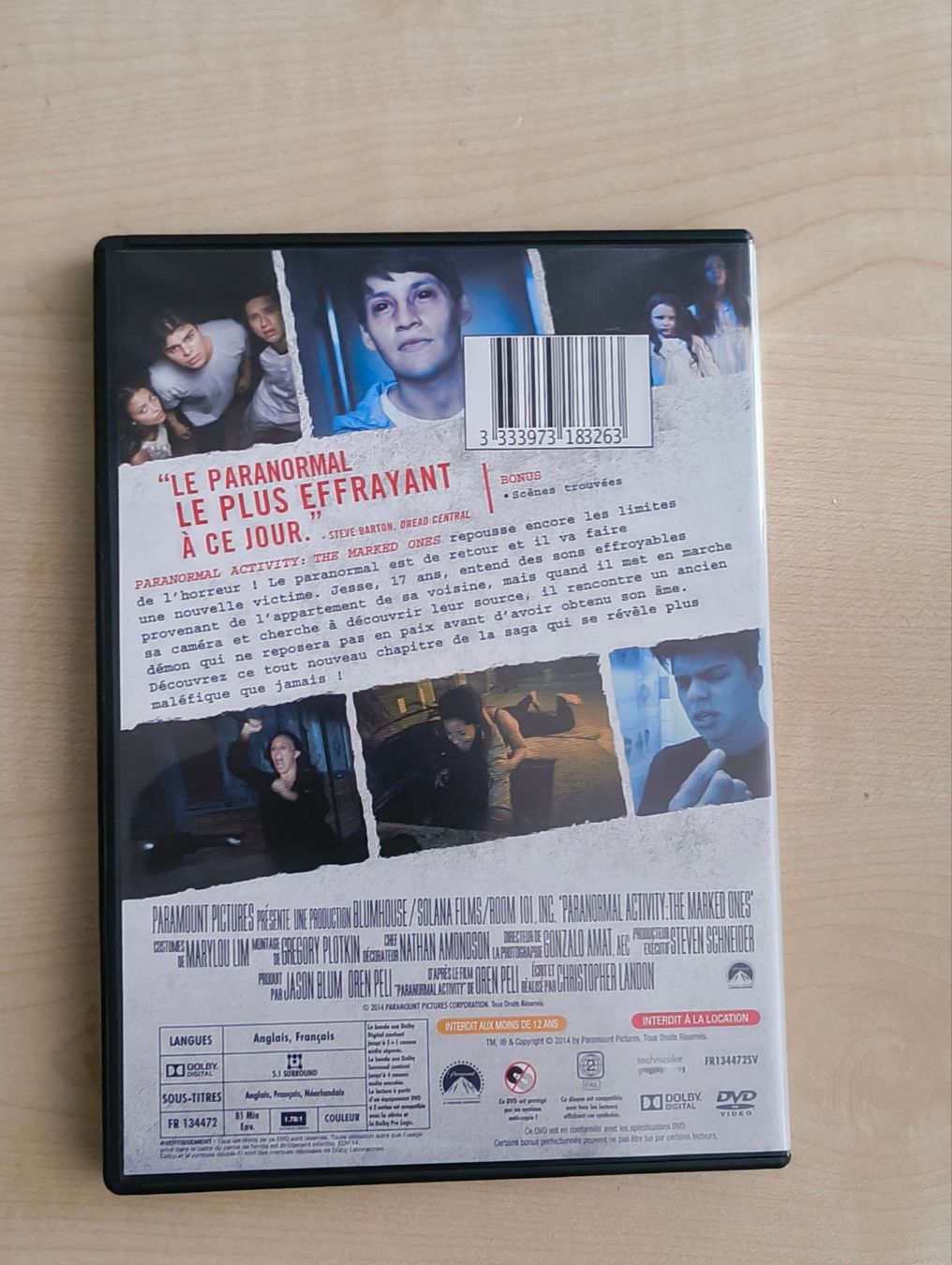 Alle DVDs: Paranormal activity, the marked ones – Gebraucht aus Sion von dor_8hwv 1
