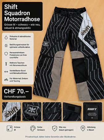 Shift Squadron Motorradhose / Endurohose  wie neu
