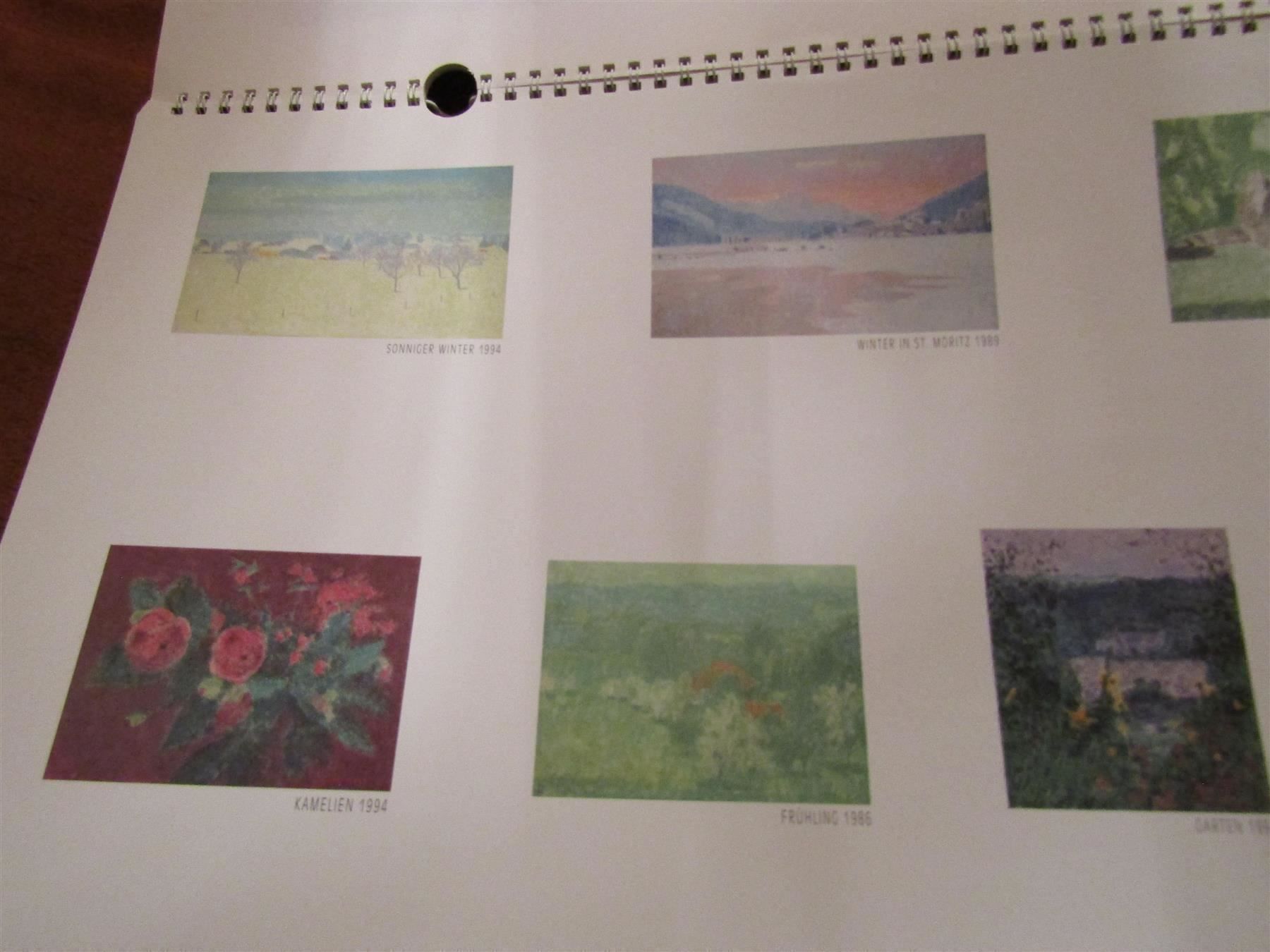 Calendari: Kunst-Kalender 1999 Peter Thalmann                   (Nr.02) – Usato da Herzogenbuchsee venduto da Winigo 5