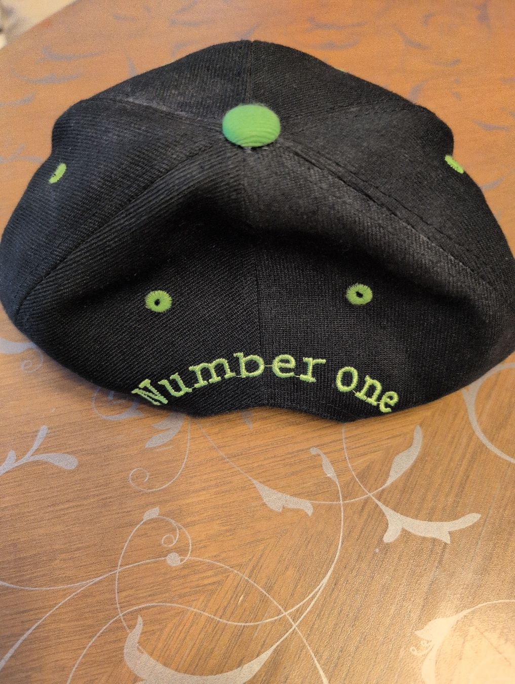Altro abbigliamento per bambino: Casquette Snapback "Number One" verte et noire – Usato da CORMINBOEUF venduto da savaja 1