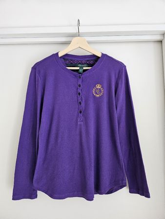 Lauren Ralph Lauren💜 Longsleeve with Patches, Free Delivery