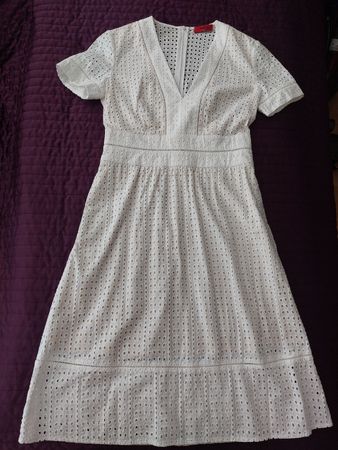 Kleid HUGO BOSS weiss Gr. 38 