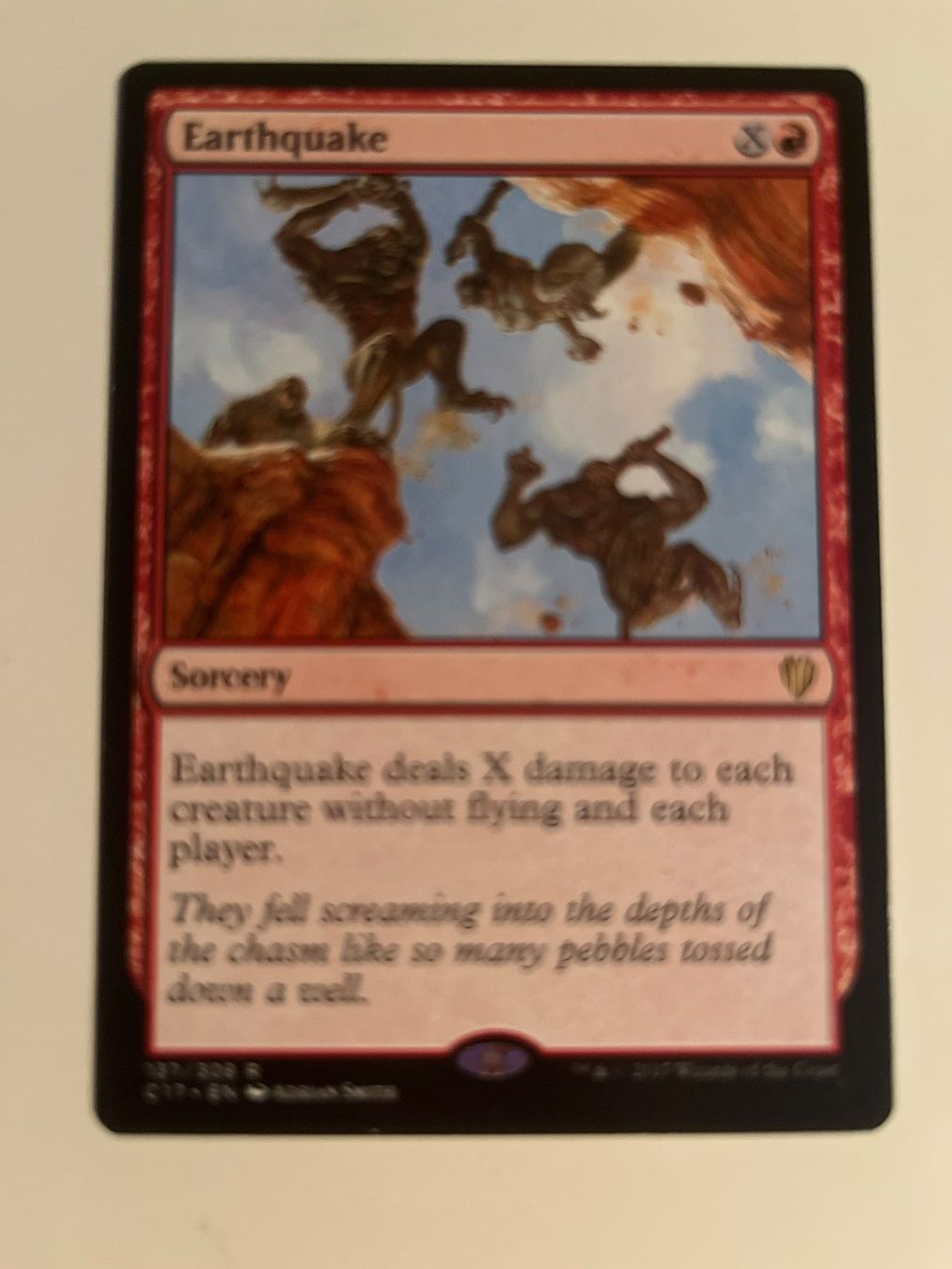 Magic The Gathering Sammelbilder & Trading cards: 1 x Earthquake - Magic: The Gathering - MtG – Gebraucht aus Kriens von Shadi1980