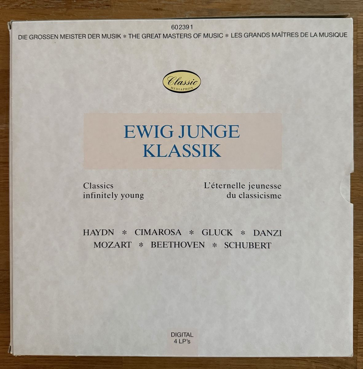 Dischi in vinile: Ewig Junge Klassik - 4 Langspielplatten – Usato da Goldach venduto da Messerguru 1