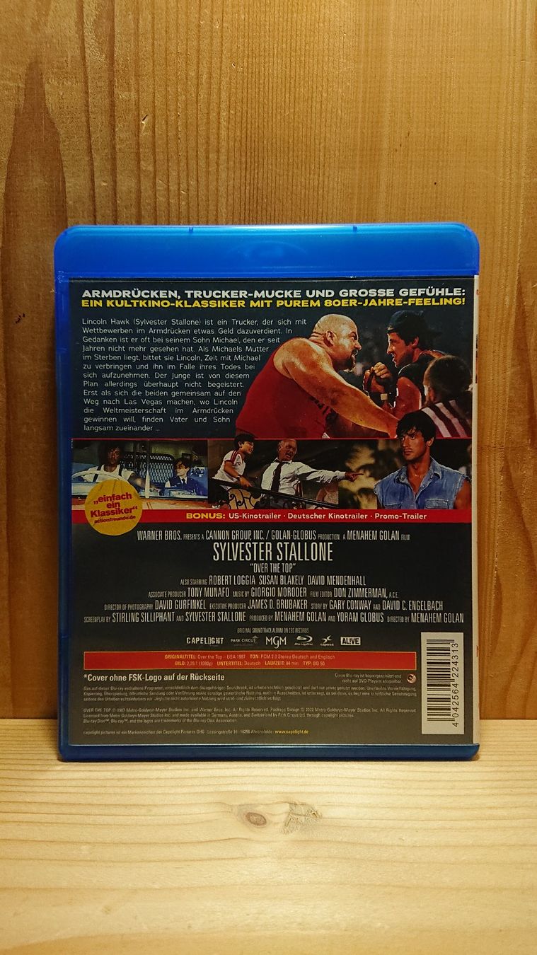 OVER THE TOP Blu-Ray mit Sylvester Stallone (Gebraucht) in Wilderswil ...