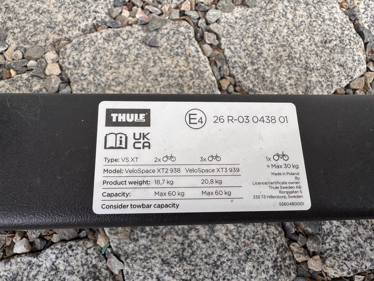 Thule Accessori per altri veicoli: Fahrradträger THULE VeloSpace XT 2 – Usato da Glattfelden venduto da manu596 1