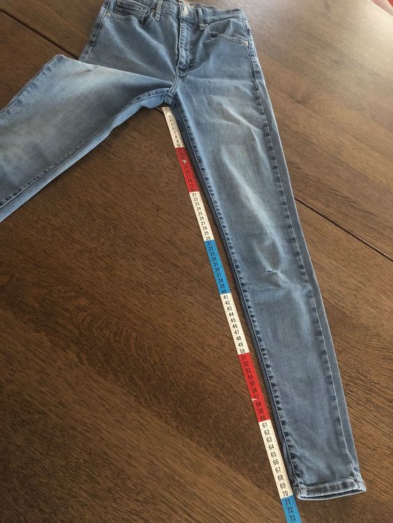 Levi‘s Mile High Super Skinny Jeans W27 L28 Mid Blue 10
